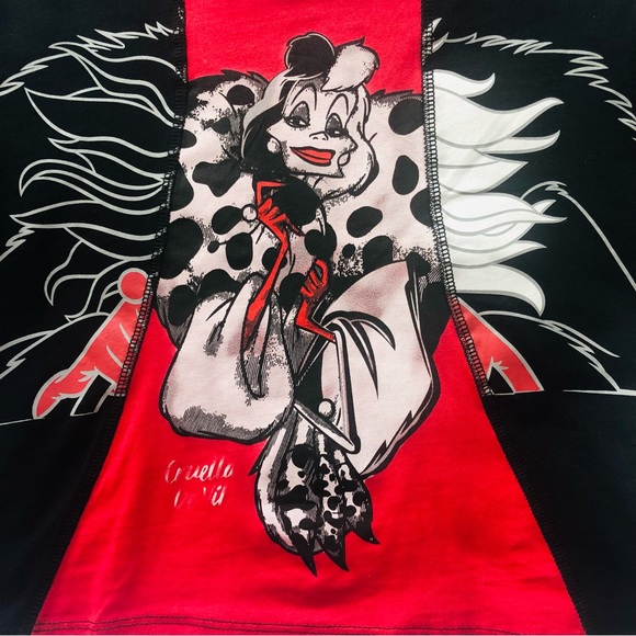 Disney Villains Cruella Deville Crop Top Size M - Picture 4 of 14